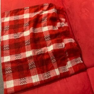 Zara WRAP AROUND TWO-TONED CHECK SCARF
